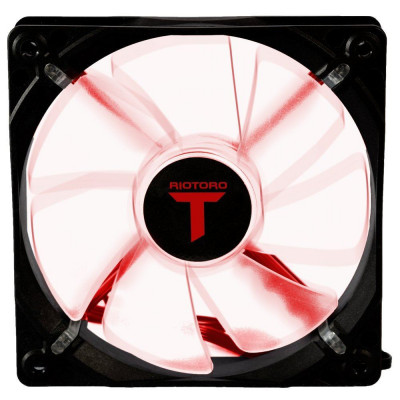 Ventilator Riotoro Performance Edition 120mm iluminare rosie foto