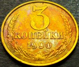 Cumpara ieftin Moneda 3 COPEICI - URSS, anul 1990 * Cod 795 = patina curcubeu, Europa