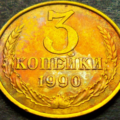 Moneda 3 COPEICI - URSS, anul 1990 * Cod 795 = patina curcubeu