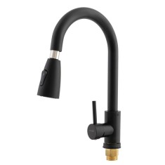 Baterie bucatarie dus extractabil cu 2 functii CHAMPION NEO-014 BLACK Innovative ReliableTools