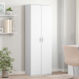 VidaXL Dulap &icirc;nalt, alb, 60x35x180 cm, lemn prelucrat