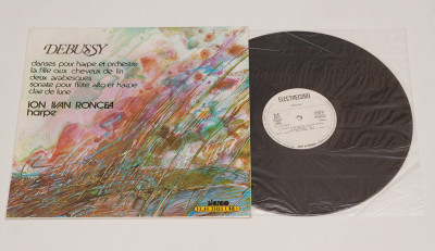 Ion Ivan Roncea (harpa) - Debussy - Clar de lune - disc vinil, vinyl, LP NOU foto