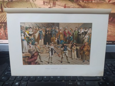 Paris pendant La Ligue, Cromolitografie, Paris c. 1880, 033 foto