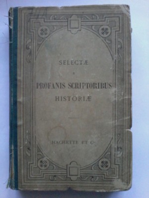 SELECTAE E PROFANIS SCRIPTORIBUS HISTORIAE(1893) foto