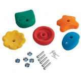 Set pietre de catarat escalada pentru spatii de joaca, Mix S (mici) 7,5 cm &ndash; 8,5 cm , multicolore, KBT