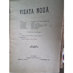 Revista Vieata Noua Nr.14 septembrie 1908