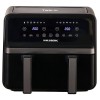 Friteuza dubla cu aer cald Hausberg, 2200-2400 W, 8.4 L, termostat cu afisaj LED, 14 programe