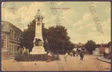 2806 - PITESTI, Monumentul veteranilor, Romania - old postcard - used - 1911