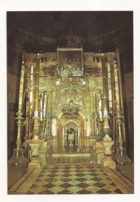 SI1 - Carte Postala - ISRAEL - Jerusalem, The Holy Sepulchre-Inside, Necirculata foto