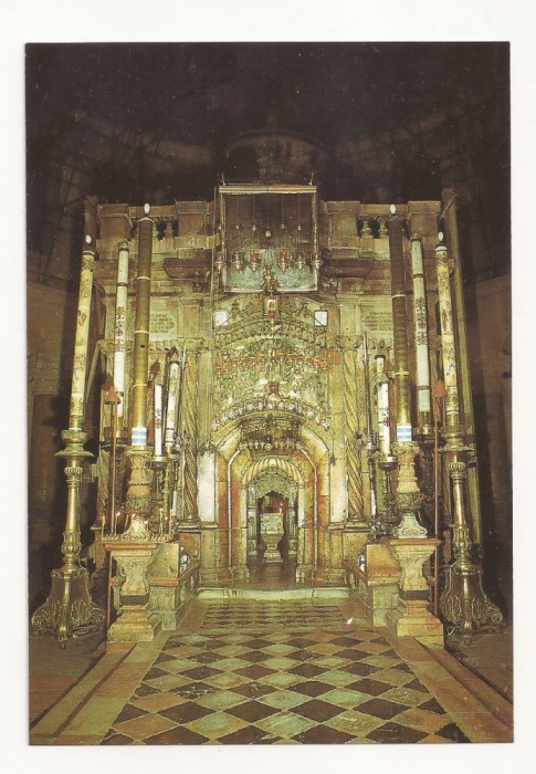 SI1 - Carte Postala - ISRAEL - Jerusalem, The Holy Sepulchre-Inside, Necirculata