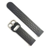Cumpara ieftin Curea pentru ceas Neagra din Silicon tip SmartWatch - 20mm, 22mm JD1604