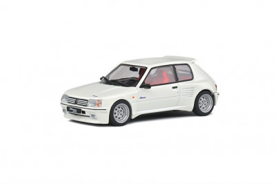 Macheta auto Peugeot 205 Dimma alb, 1:43 Solido foto