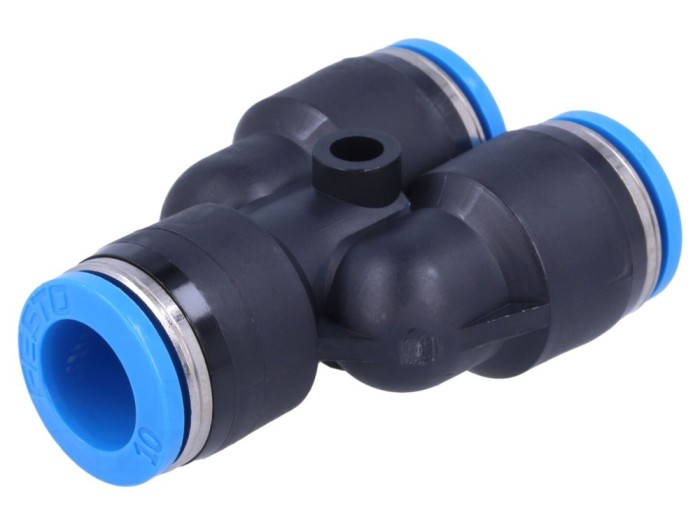 Conector push-in Y, 10 mm, PBT