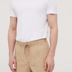 Vans pantaloni scurți bărbați, culoarea bej VN0A5FKDKHK1-KHAKI