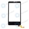 Nokia X Display digitizer, touchpanel negru