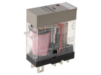 Releu Electromagnetic SPDT 24VAC 10A foto