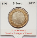 2253 Finlanda 5 euro 2011 Historical Provinces Series - Ostrobothnia km 171, Europa