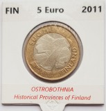 2253 Finlanda 5 euro 2011 Historical Provinces Series - Ostrobothnia km 171, Europa