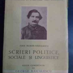 Scrieri Politice Sociale Si Linguistice - Ioan Eliade-radulescu ,544603