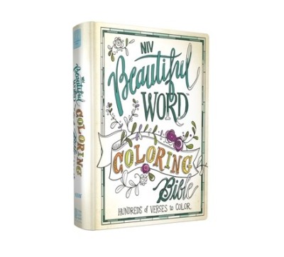 NIV, Beautiful Word Coloring Bible, Hardcover: Hundreds of Verses to Color foto