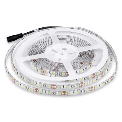 Banda LED SMD5050 RGB 60LED/m 12V 7W/m IP65 5m V-TAC foto