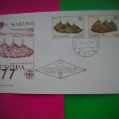 HOPCT PLIC FDC -S 2137 - EUROPA CEPT 1977-SAN MARINO