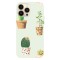 Husa compatibila cu Apple iPhone 14 Plus model Cactus in bloom, Silicon, TPU, Viceversa