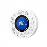 Detector de Monoxid de Carbon, Alarma cu Display Digital, Functionare pe Baterii