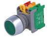Comutator 22mm Acționare Prin Apăsare 1NC 1NO