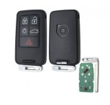 Set 2 bucati - Cheie completa Topautochei&amp;#174; compatibila cu Volvo XC60 S60 S60L V40 V60 S80 XC70 5 butoane, 902 MHz, chip PCF7945/7953