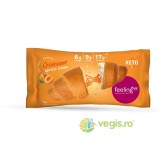 Croissant Proteic cu Crema de Caise Low-Carb fara Zahar 65g