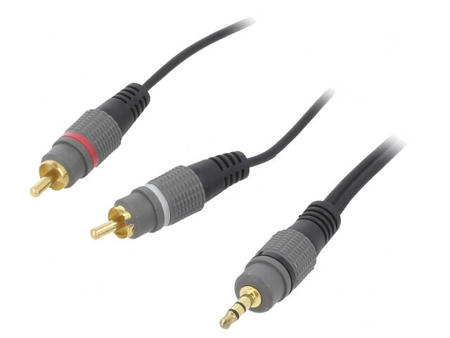 Cablu Audio Jack 3,5mm la RCA 2x 10m Aurit