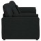 Canapea modulara cu perne, negru - 6
