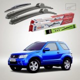Cumpara ieftin Ștergătoare Suzuki Grand Vitara II JT 3 Uși 2005-2008 | Set Față și Spate Flat &ndash; TeamCar&reg;