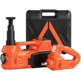 HOMCOM Kit Cric Electric Auto 5T cu Cheie de Impact, Hidraulic 143-450 mm, Portocaliu | Aosom Romania