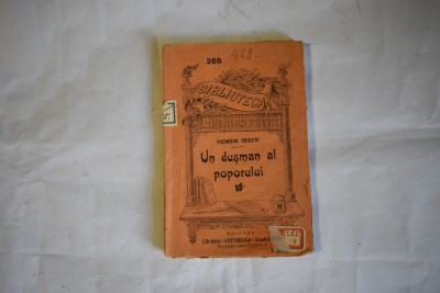 Henrik Ibsen - Un dusman al poporului (Biblioteca pentru toti nr. 288) foto