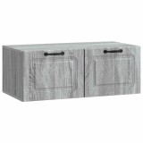 vidaXL Oglindă TV montată pe perete Sonoma gri 78,5 x 41 x 30 cm 899371