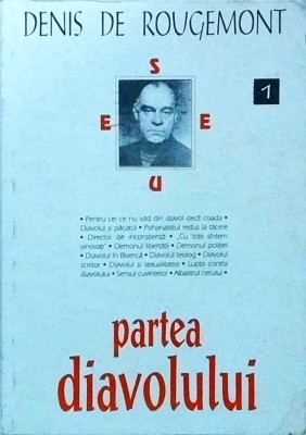Denis de Rougemont - Partea diavolului foto