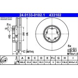 Disc frana ATE 24.0133-0102.1