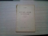 HOTARE SI SPATII NATIONALE - Conferinte N. Iorga - 1938, 148 p., Humanitas