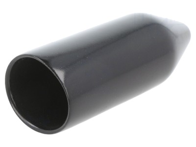 Conector capac protecție neagră plastic foto