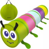 Tunel de joaca pentru copii Omida pliabila Kruzzel, multicolor