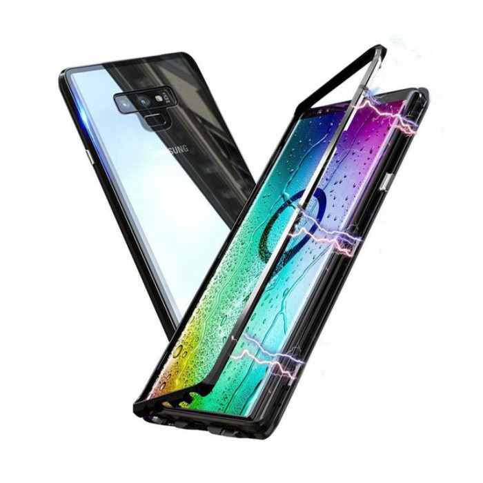 Husa Telefon Magnetica Samsung Galaxy Note 9 n960 Clear Black&nbsp;