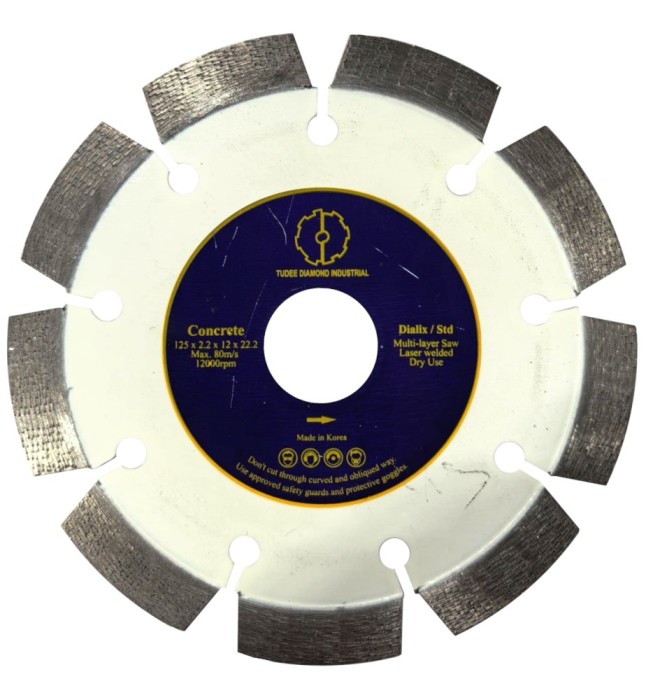 Tudee 125x22.2mm, Disc diamantat debitare beton ProAdvanced PowerfulTools