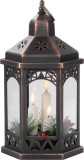 Felinar decorativ de Craciun MagicHome Maroc LED, 3 lumanari