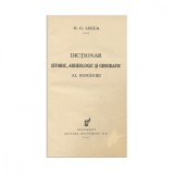 Octav George Lecca, Dicționar istoric, arheologic și geografic al Rom&acirc;niei, 1937