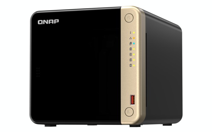 NAS QNAP 464 4-Bay, CPU Intel Celeron N5105/N5095 4-core/4-thread Processor,