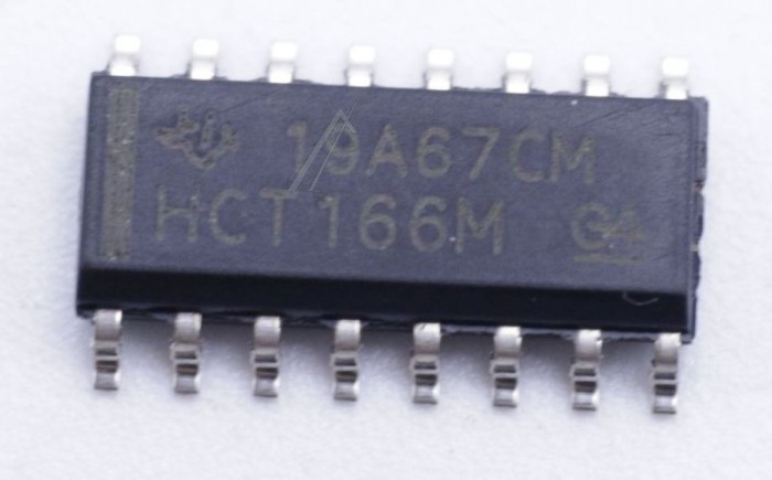 HCT166M C.I. SHIFT REGISTER, SMD SOIC-16 CD74HCT166M TEXAS-INSTRUMENTS