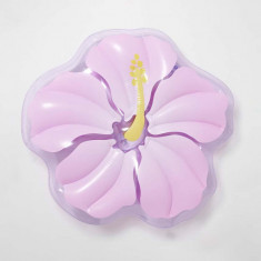 SunnyLife saltea pneumatică pentru înot Lie-On Float Hibiscus Pastel