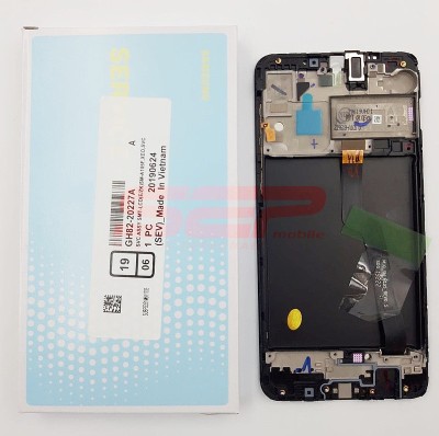 LCD+Touchscreen cu Rama Samsung Galaxy A10 2019 / A105FN BLACK original foto